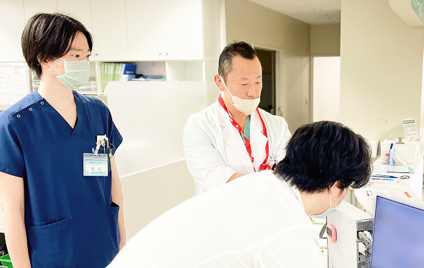 泌尿器科学教室の医療風景