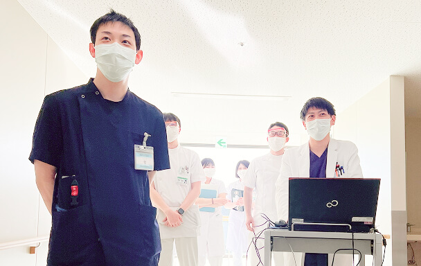泌尿器科学教室の医療風景